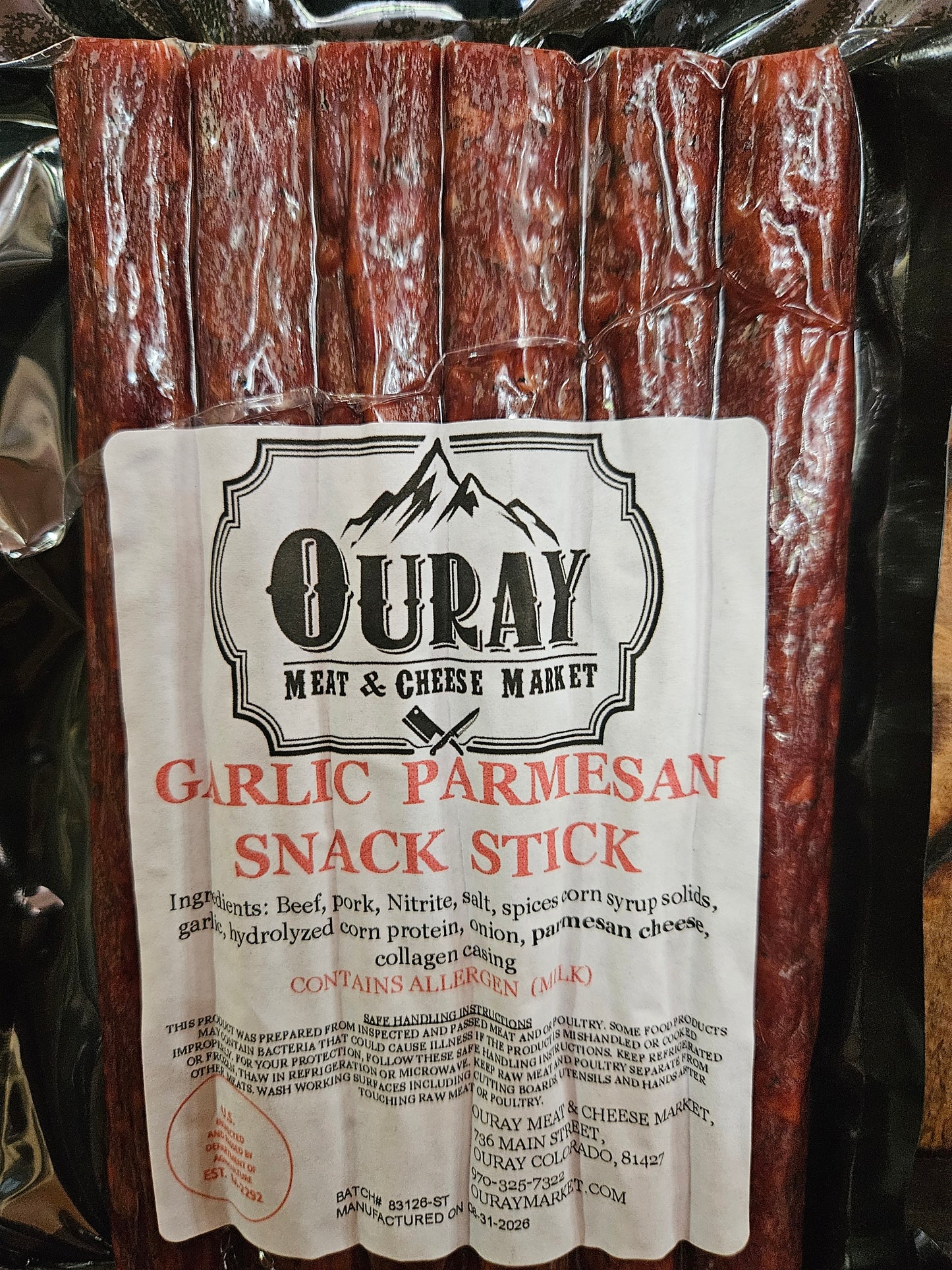 Snack Stick- Garlic Parmesan