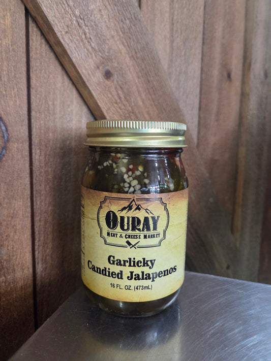 Pickled Garlicky Candied Jalapeños