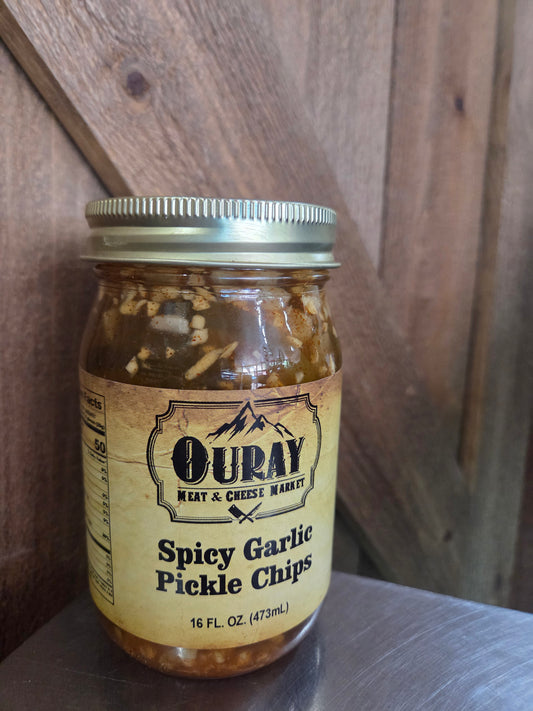 Pickles Spicy Garlic Dill Pickle Chips