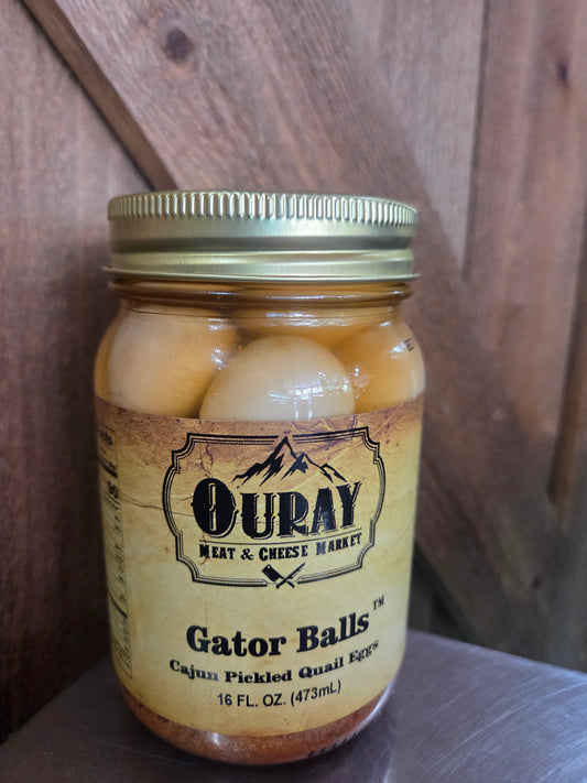 Quail Eggs Gator Balls